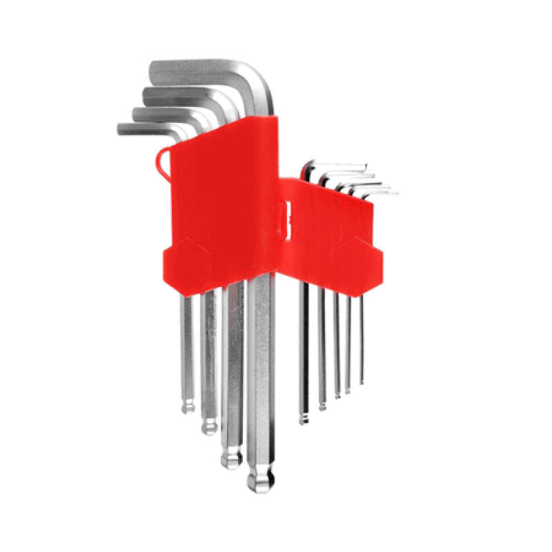 Набор шестигранных ключей (1,5 - 10мм) VPA din 911. Набор ключей имбусовых hex 1,5-10мм. Ключ имбусовый 10мм